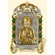 Серебряная икона "Святая Матрона Московская" АГ-2.76.0163