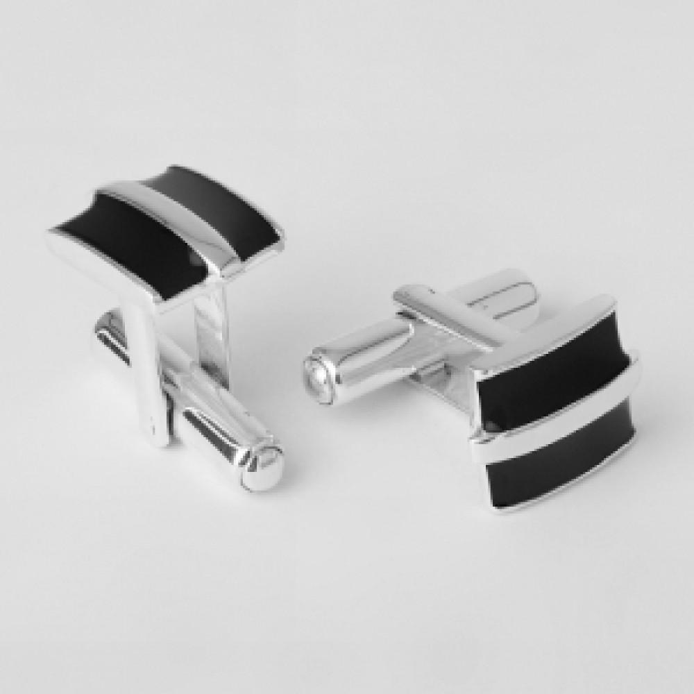 Срібний запонки ЮМ-8062