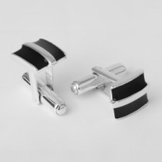 Срібний запонки ЮМ-8062