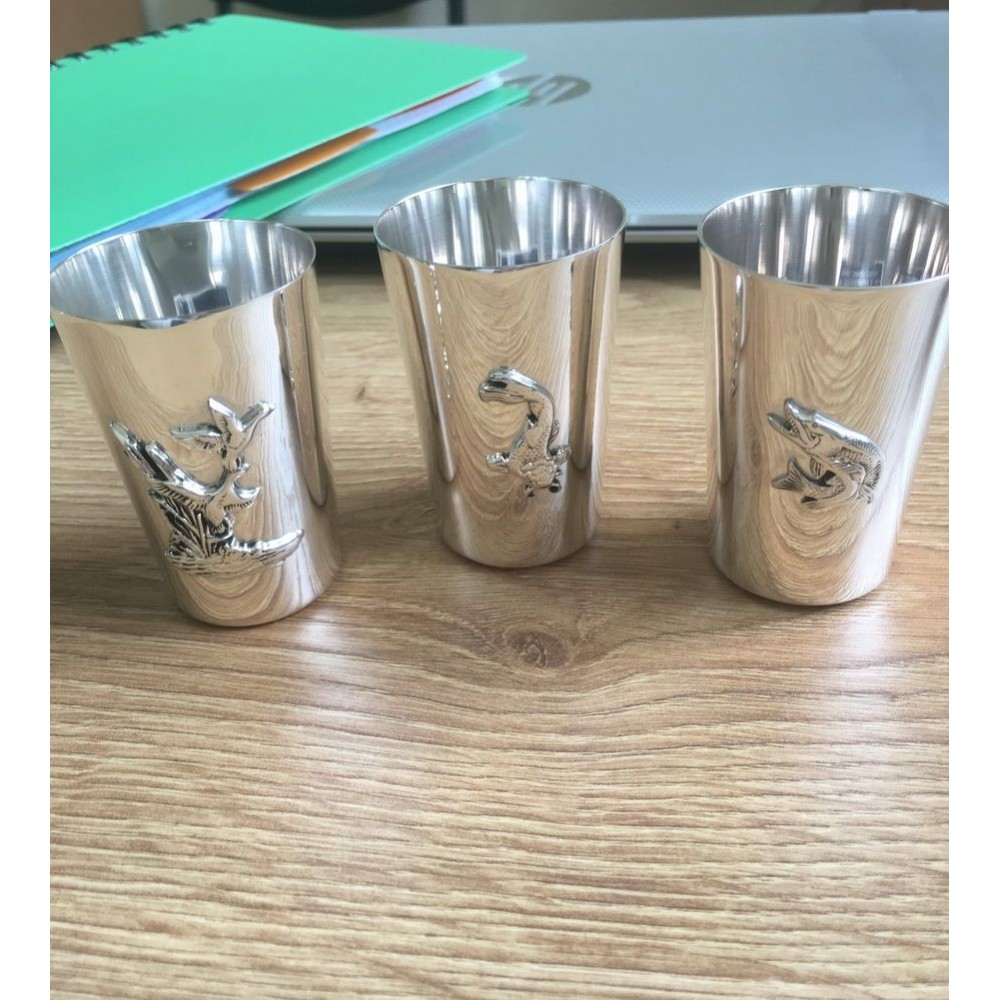 Серебряная стопка Утки бр-0032781