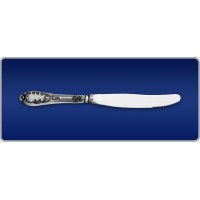 Набор мельхиоровых столовых ножей "Royal" посеребренных 6шт.