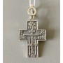 Срібний хрестик Цар Слави 925 проби