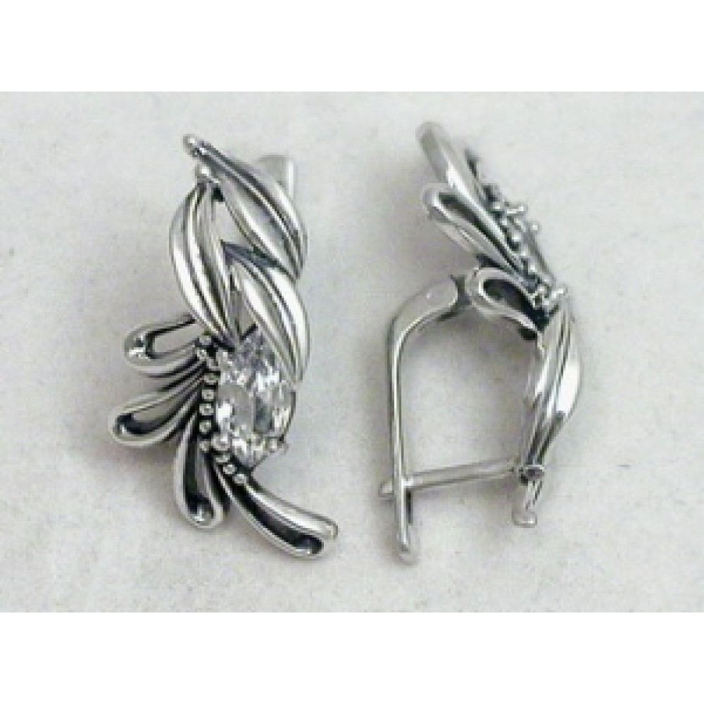 Срібні сережки Лікаста бр-1110864