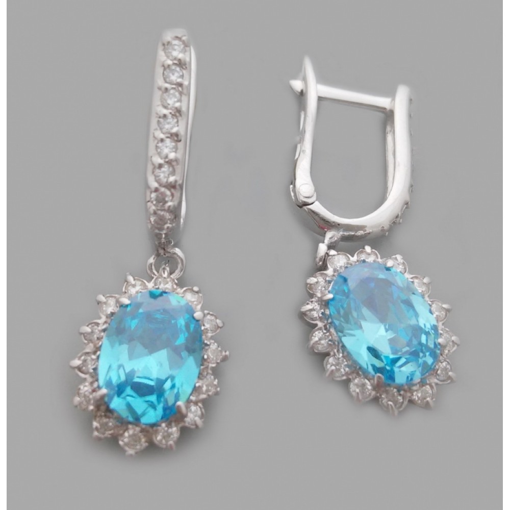 Серебряные серьги "Зара" бр-1112342