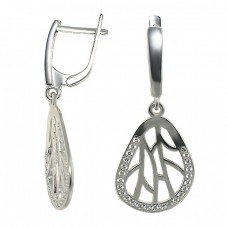 Серебряные серьги юм-20236