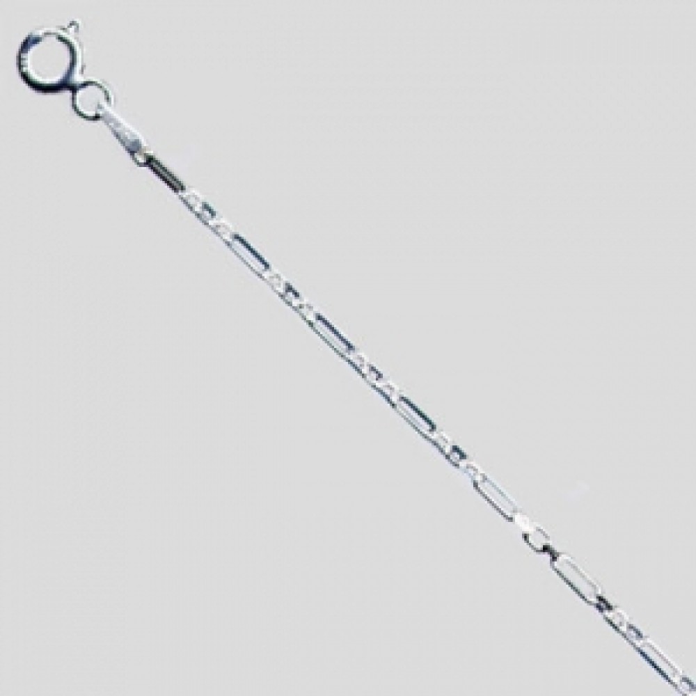 Серебряная цепь Фигаро-якорь 50см АМ-2405050