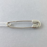 Серебряная булавка классическая БР-6100069