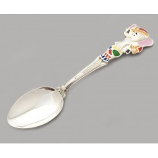 Серебряная ложка Слоник БР-41