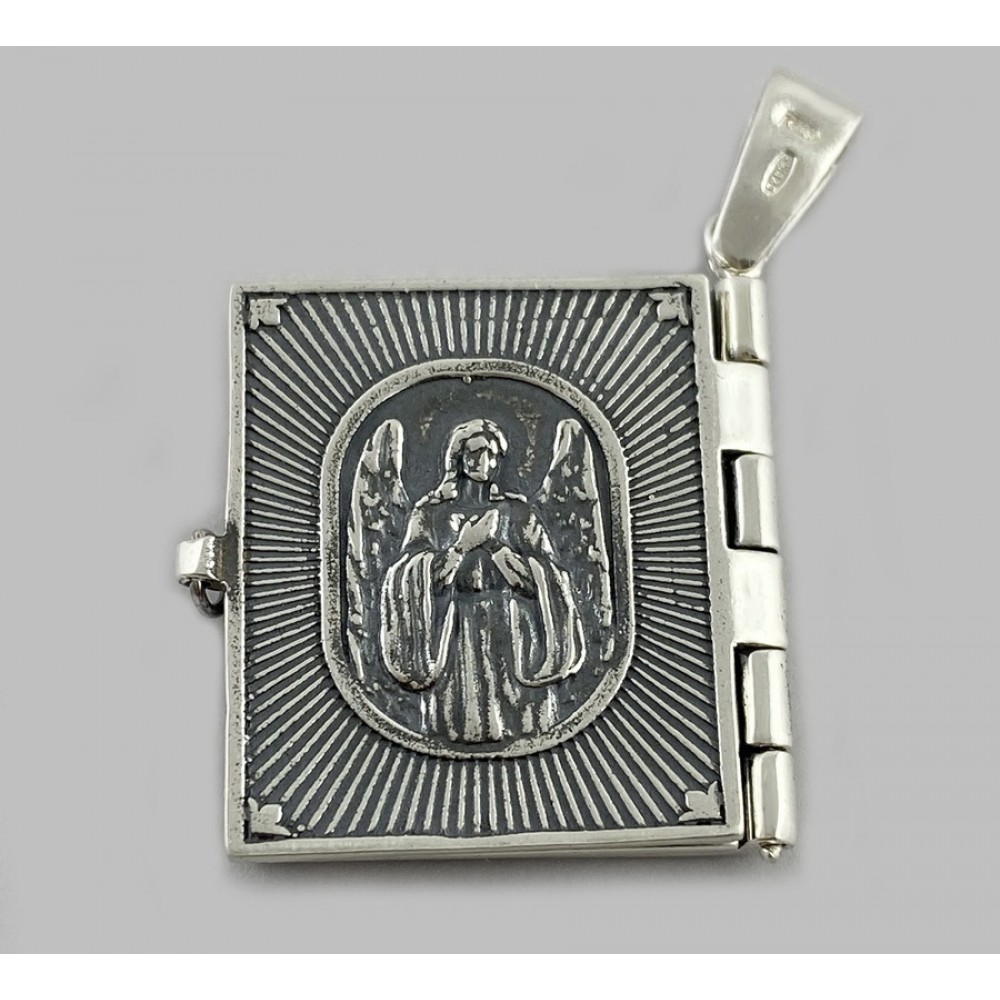 Серебряный кулон-оберег  Отче Наш  стп-324