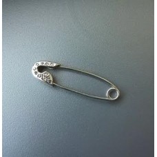 Серебряная булавка с камнями стб-01