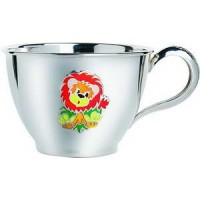 Срібна чашка дитяча Левеня 250мл ХЮ-080492