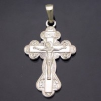 Срібний хрестик 089333