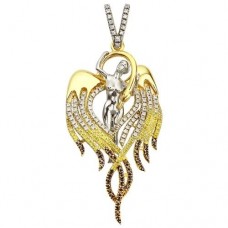 Золотая подвеска "Лебедь" аг-1.4.0806