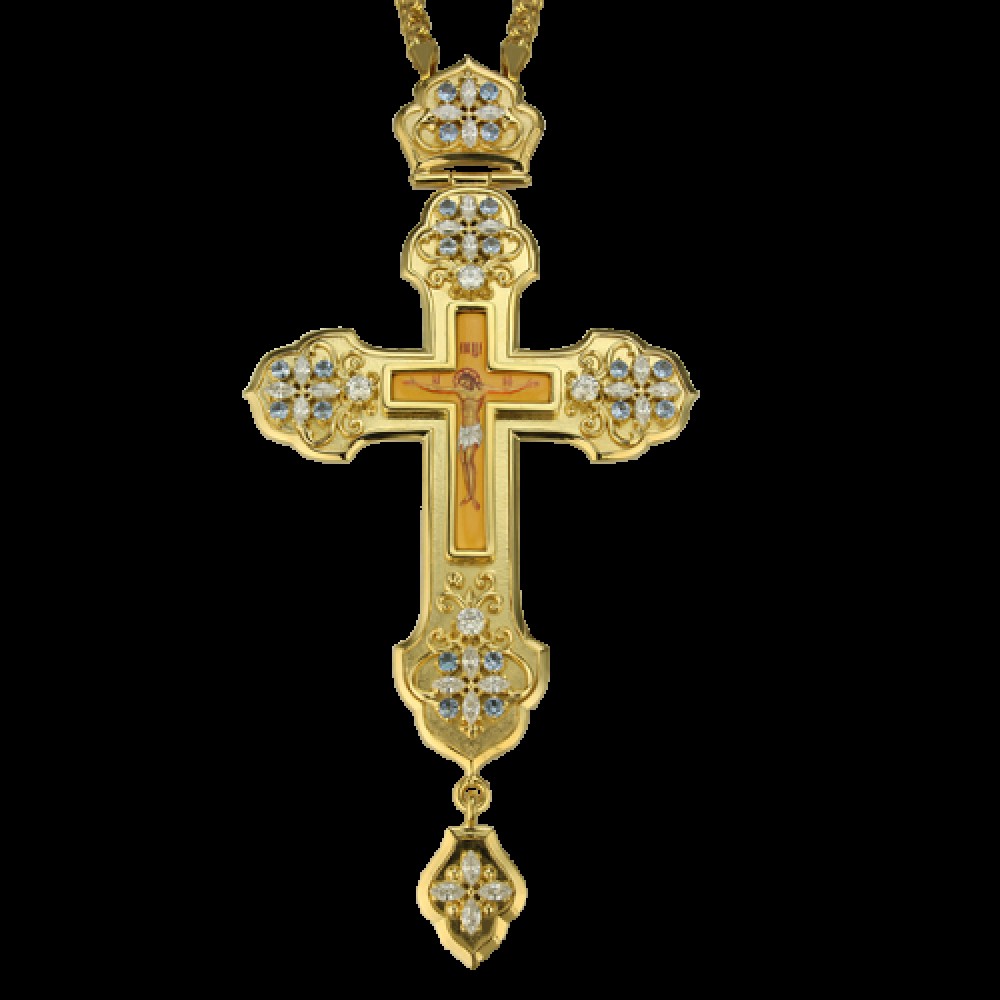 Крест наперсный латунный 2.10.0104ЛП-21ЛП