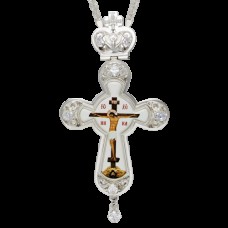 Крест латунный со вставками 2.10.0121Л-21Л