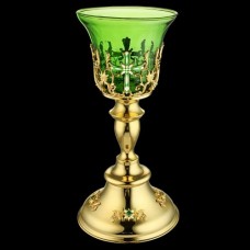 Лампада настольная латунная в позолоте аг-2.7.0363ЛП