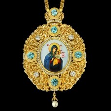 Панагия латунная в позолоте аг-2.7.0494ЛП-21ЛП