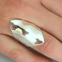 Серебряное кольцо без камней бр-0050721