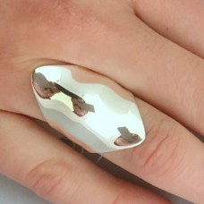 Серебряное кольцо без камней бр-0050721