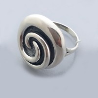 Серебряное кольцо без камней бр-0061521