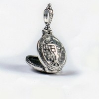 Срібний складень Св.Пантелеймон стл-22