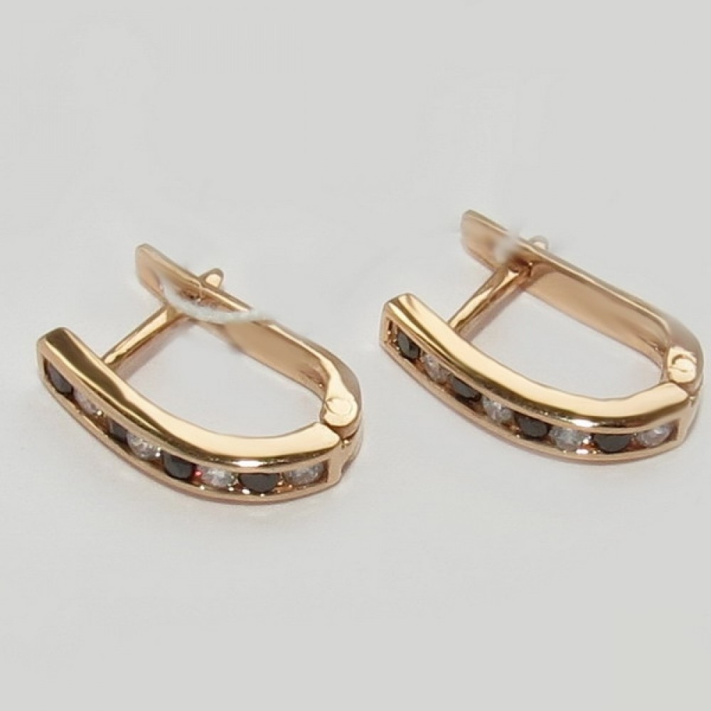 Золотые серьги дс-30015