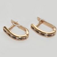 Золотые серьги дс-30015