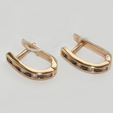 Золотые серьги дс-30015