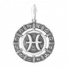 Серебряный подвес Рыбы ЮМ-3089-12