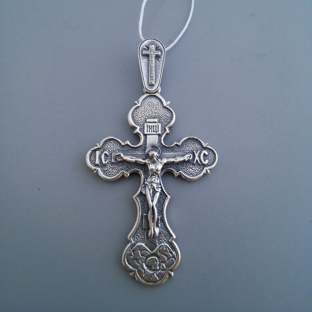 Серебряный крест бр-3100008