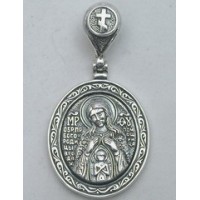 Срібна ладанка Господь Вседержитель 76 бр-3100252