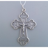 Серебряный крест бр-3100425