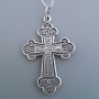 Серебряный крест бр-3100425