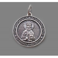 Срібна ладанка Миколай Чудотворець 96 бр-3100435