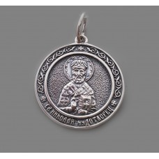 Серебряная ладанка  Николай Чудотворец  96 бр-3100435