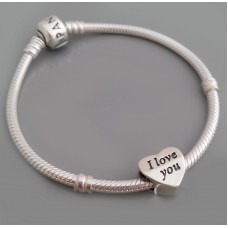 Серебряная бусина "Признание" 22 бр-3100532