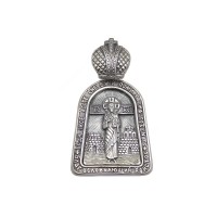 Срібна ладанка Благословляющий Христос 43 бр-3110083