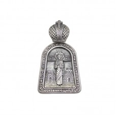 Серебряная ладанка  Благословляющий Христос  43 бр-3110083