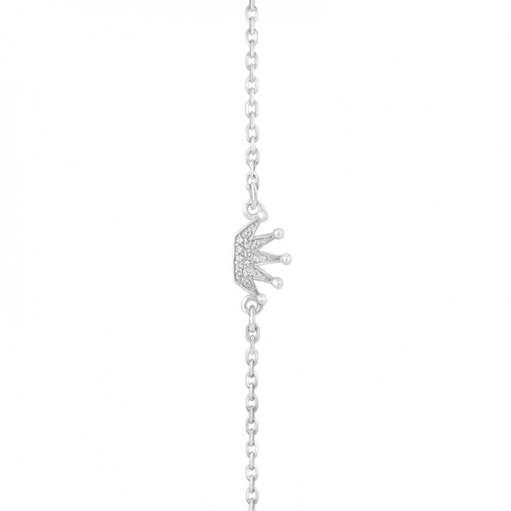 Срібний браслет Корона ЮМ-4121