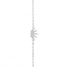 Срібний браслет Корона ЮМ-4121