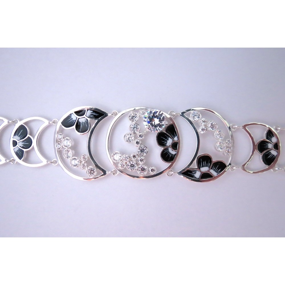 Серебряный браслет бр-10185