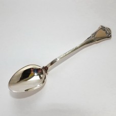 Срібна чайна ложка з золотою накладкою ДК-061