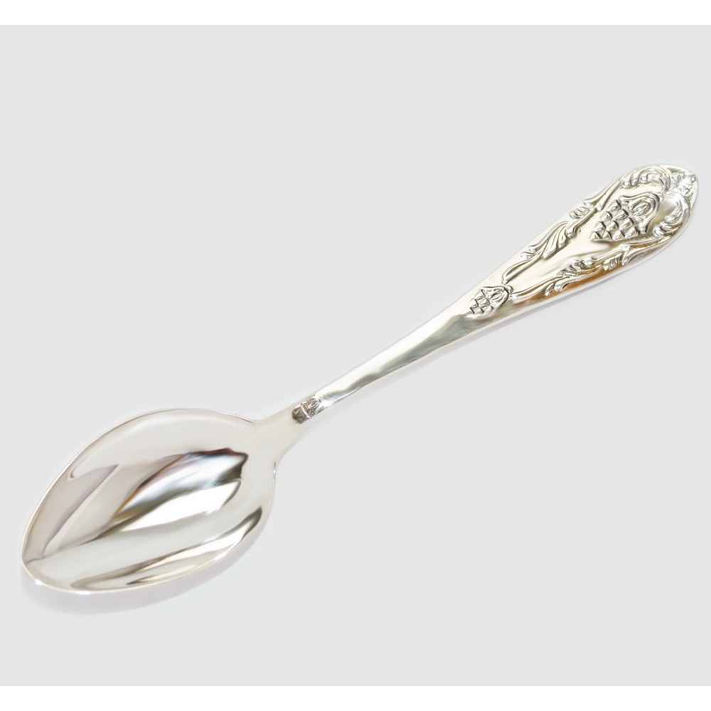 Серебряная кофейная ложка Киевские каштаны бр-65