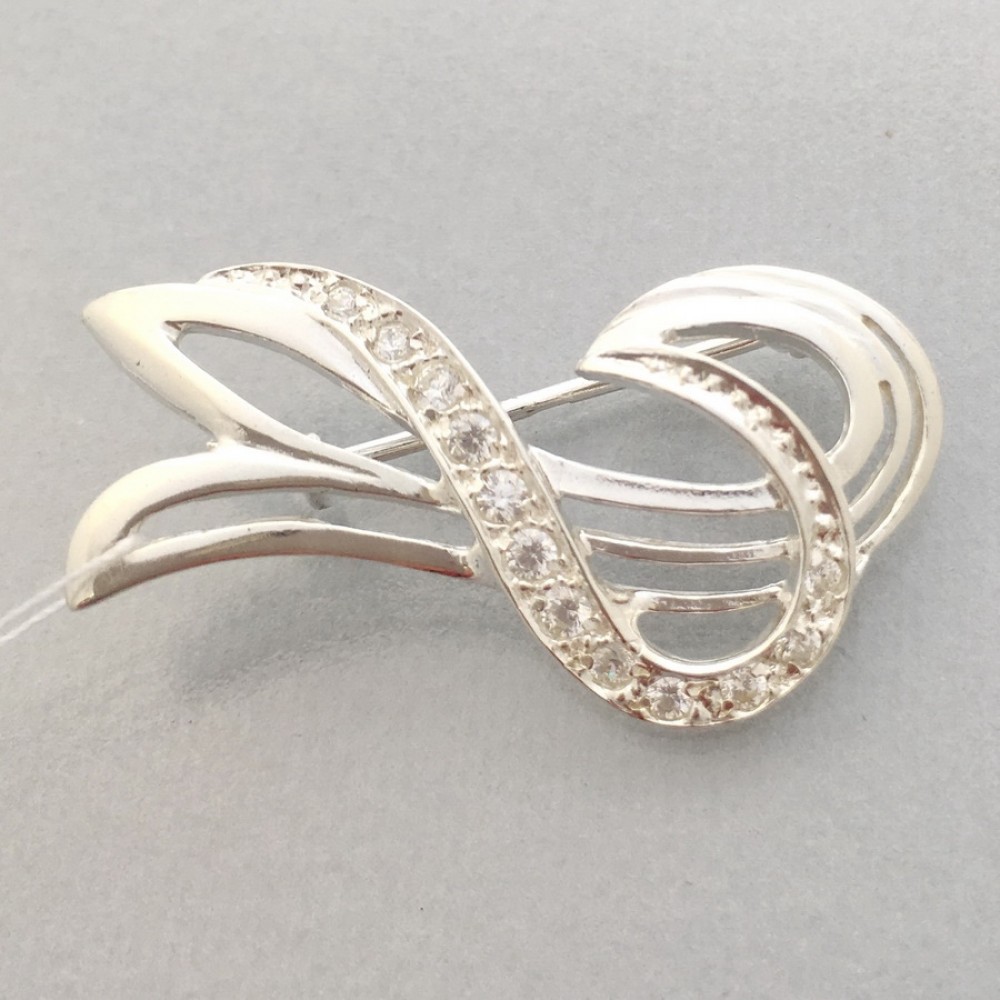 Срібна брошка ШК-7008-1