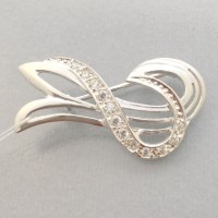 Срібна брошка ШК-7008-1