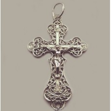 Серебряный крест стп-78