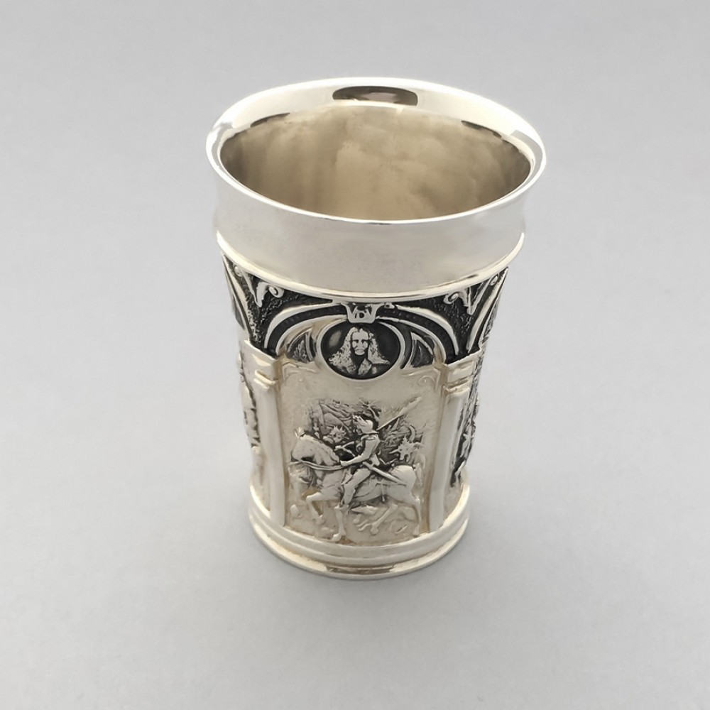 Серебряная стопка Эпоха Рыцарей бр-0033381