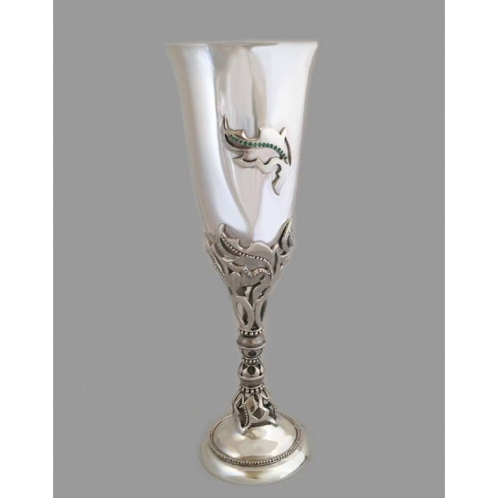 Срібний келих для вина Осінь об'єм 180мл  бр-8110015