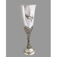 Серебряный бокал для вина Осень объем 180мл бр-8110015