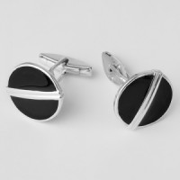 Срібний запонки ЮМ-8114